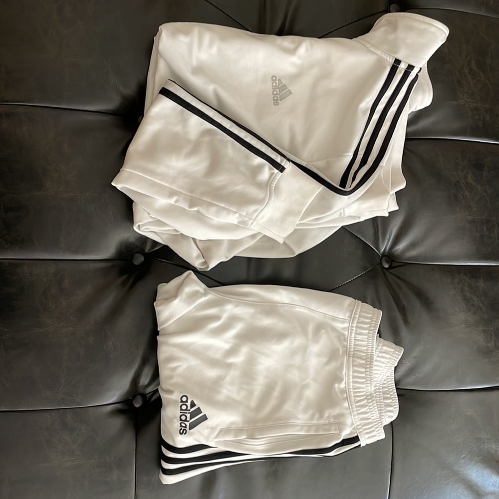 Adidas Track Suit. Size Large too. Size Medium Pants.